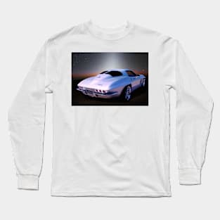 1963 Corvette C6 Retro Styled Long Sleeve T-Shirt